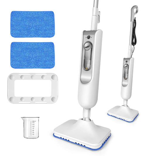 12 IN 1 Electric Steam Mop with 120 Degree Rotatable Head for Floor Cleaning,5000W Steam Cleaner 400ML Water Tank Handheld Mop AI SHOP OF THE FUTURE