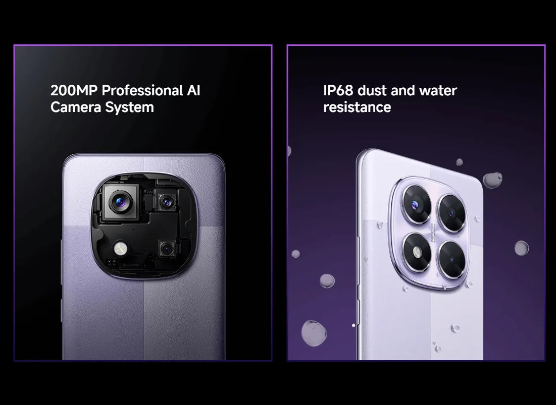 Global Version Redmi Note 14 Pro 5G NFC Smartphone Size 7300 + 200MP Camera 1.5K 120Hz AMOLED Display Screen AI SHOP OF THE FUTURE