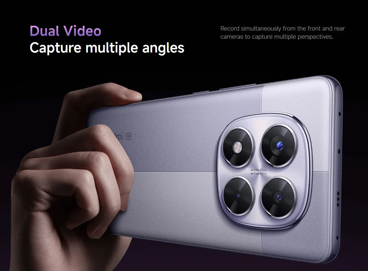 Global Version Redmi Note 14 Pro 5G NFC Smartphone Size 7300 + 200MP Camera 1.5K 120Hz AMOLED Display Screen AI SHOP OF THE FUTURE