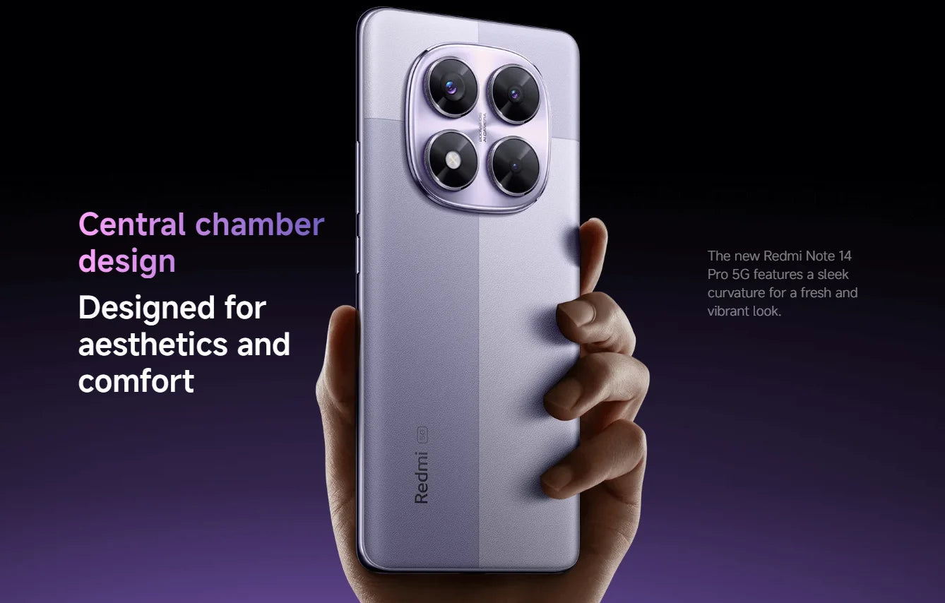 Global Version Redmi Note 14 Pro 5G NFC Smartphone Size 7300 + 200MP Camera 1.5K 120Hz AMOLED Display Screen AI SHOP OF THE FUTURE