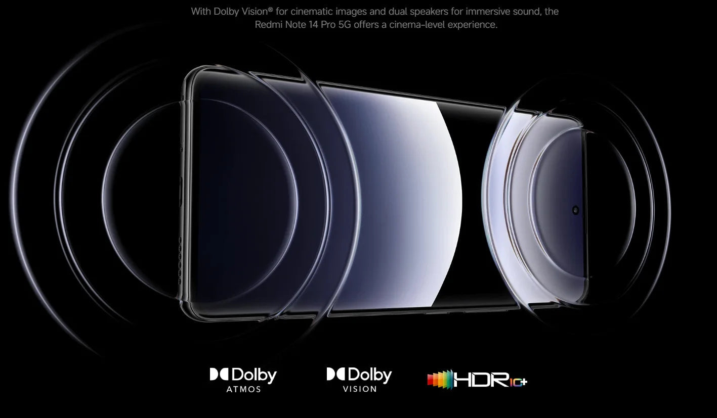Global Version Redmi Note 14 Pro 5G NFC Smartphone Size 7300 + 200MP Camera 1.5K 120Hz AMOLED Display Screen AI SHOP OF THE FUTURE