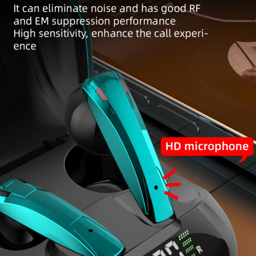 Wireless TWS Gaming Bluetooth 5.0 Earphones With Microphone AI SHOP OF THE FUTURE