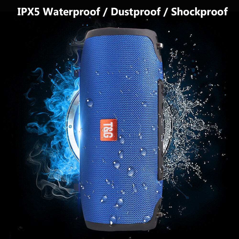 Large Waterproof Wireless Portable Bluetooth Speaker With Strap DC-THE CEO